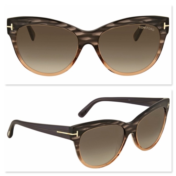 Tom Ford Accessories - New TOM FORD Lily Brown Grey Sunglasses